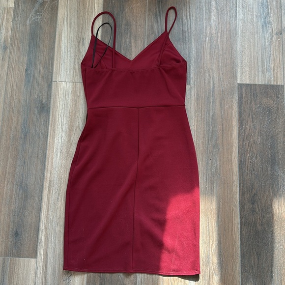 Lulu’s Wrap Mini Dress - Picture 4 of 5